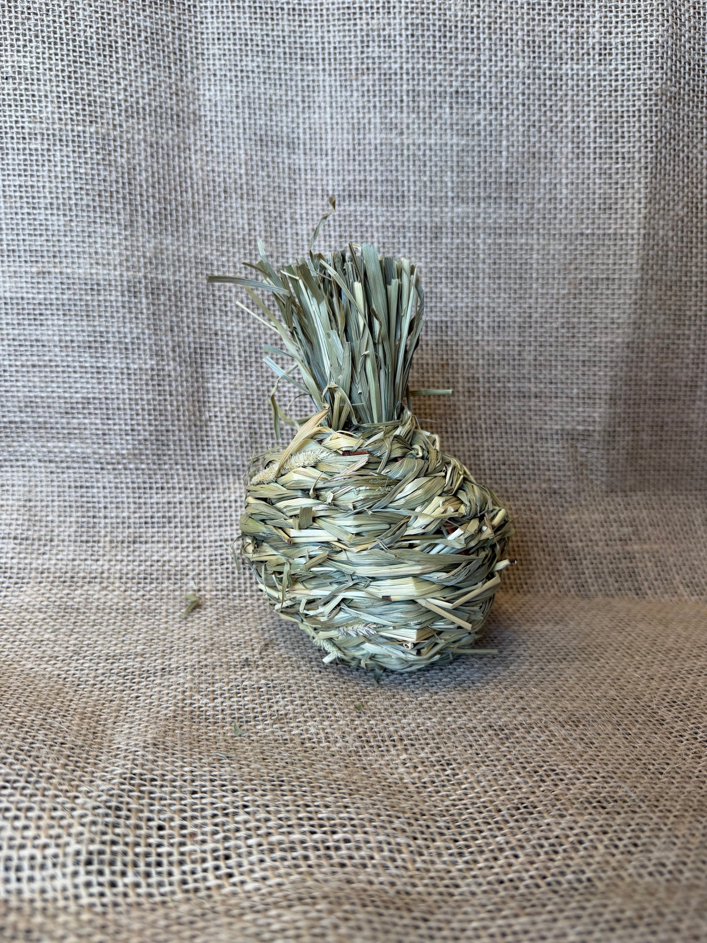 Woven Grass Pineapple Toy