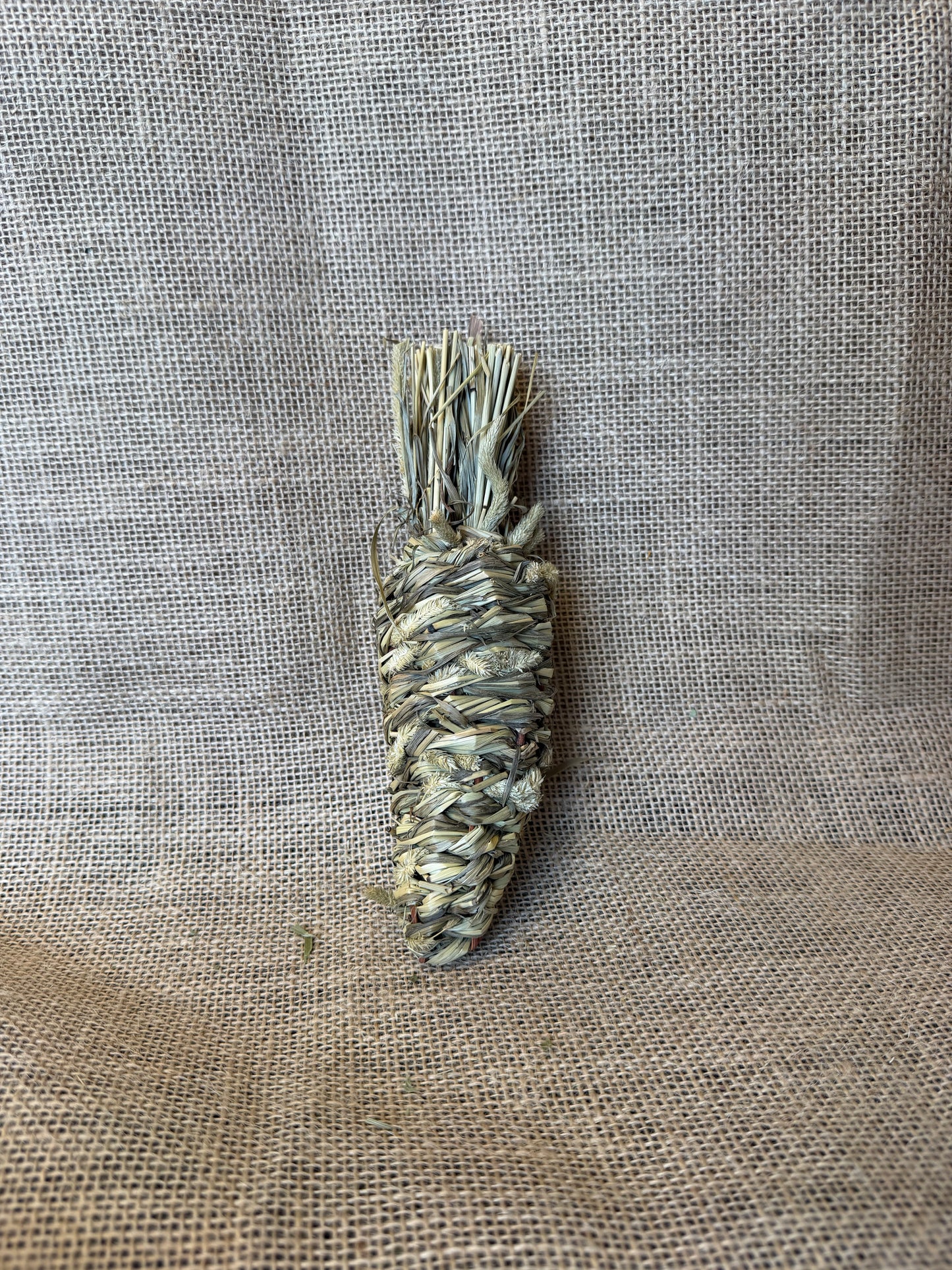 Woven Grass Carrot Toy