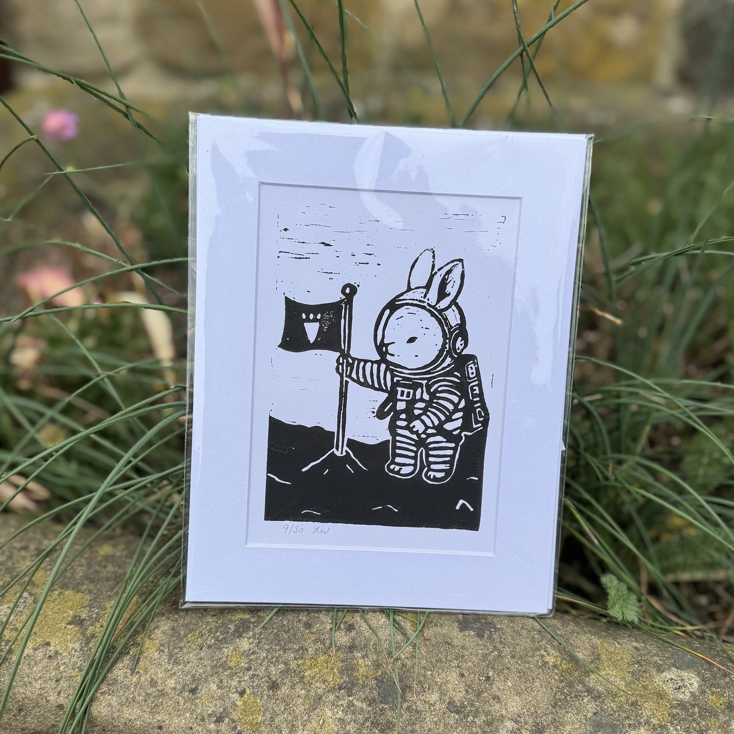 Spaceman Rabbit Print