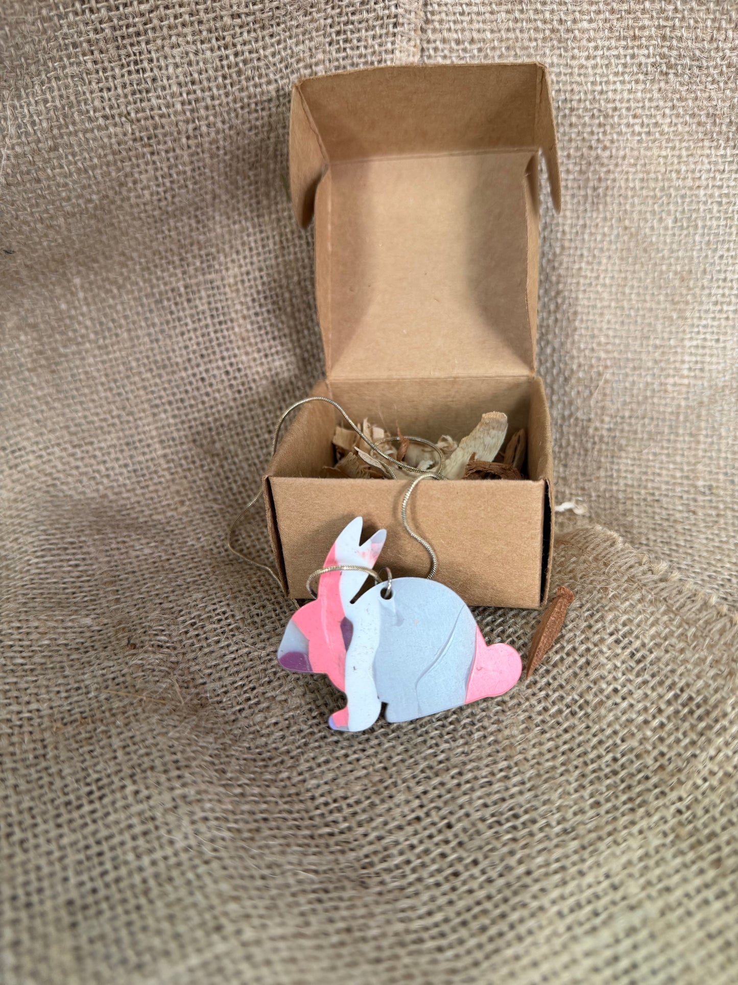 Handmade Necklaces - Pink and Grey (3)