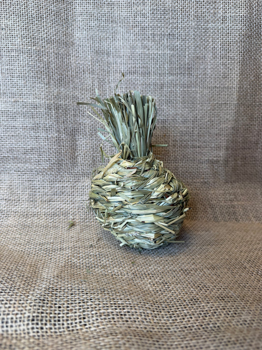 Woven Grass Pineapple Toy