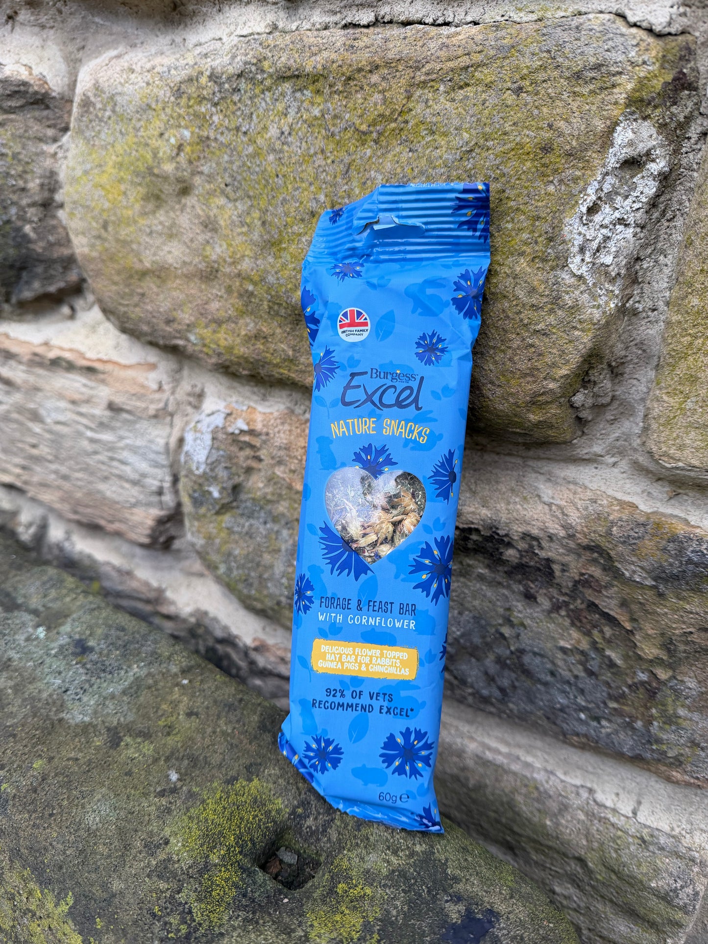Burgess Excel Nature Snacks Forage & Feast Bar with Cornflower