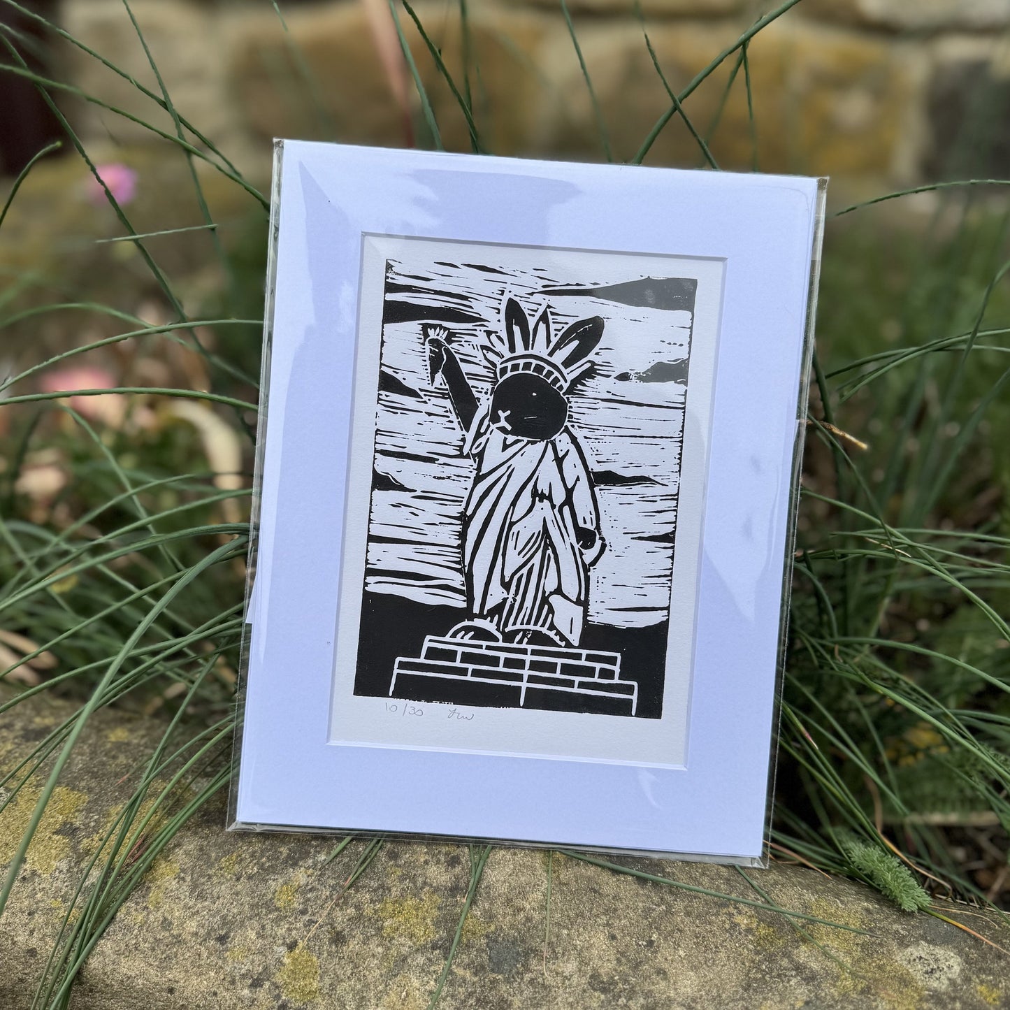Statue of Liberty Rabbit Print