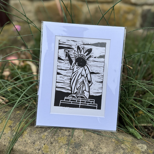 Statue of Liberty Rabbit Print