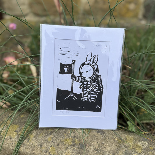 Spaceman Rabbit Print
