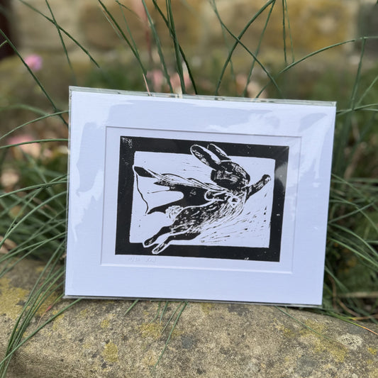 Superhero Rabbit Print