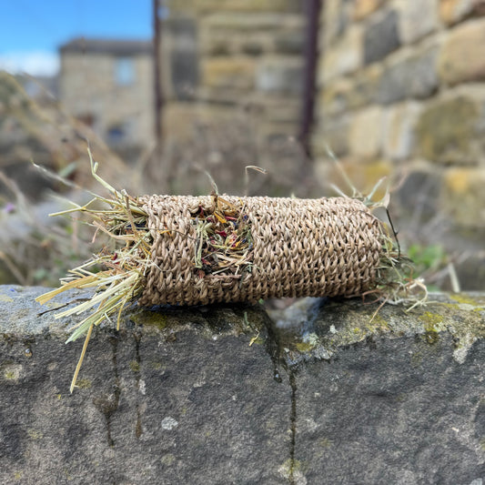 Small Hay and Forage Stuffed Seagrass Play Tunnel