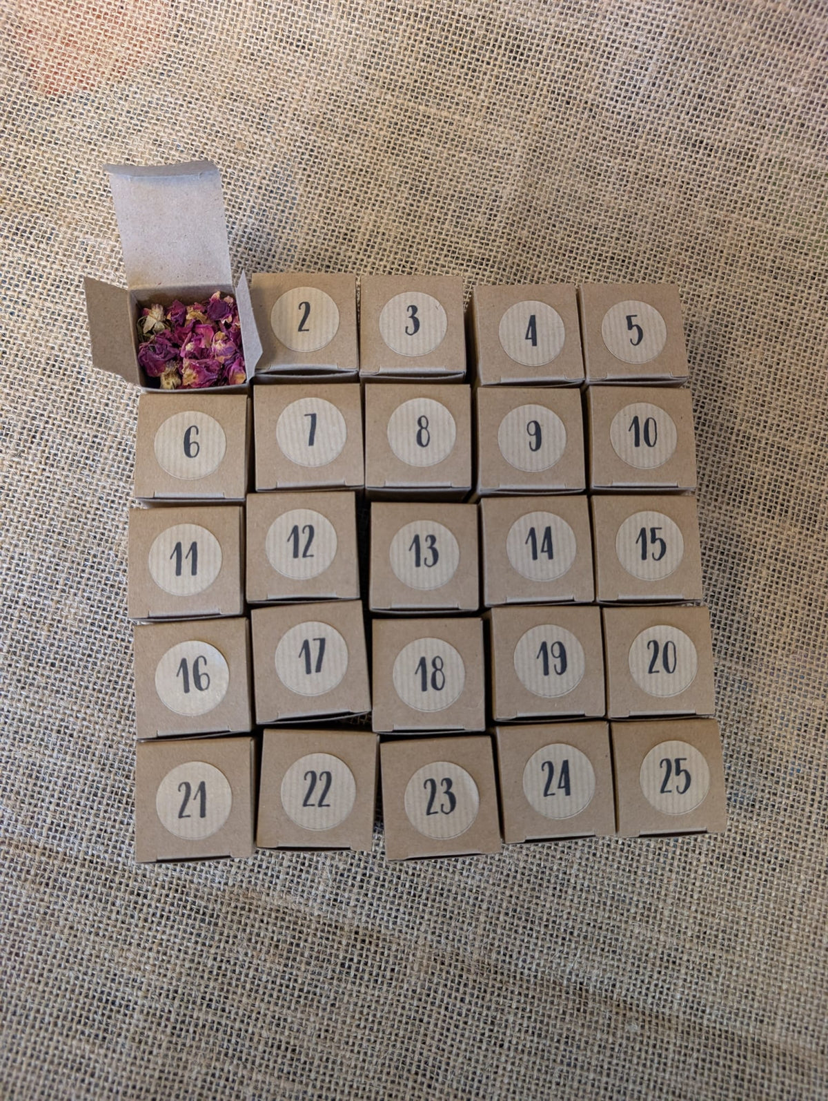 Advent calendar refill set