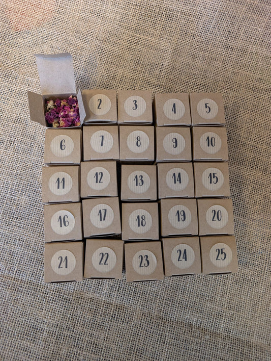 Advent calendar refill set