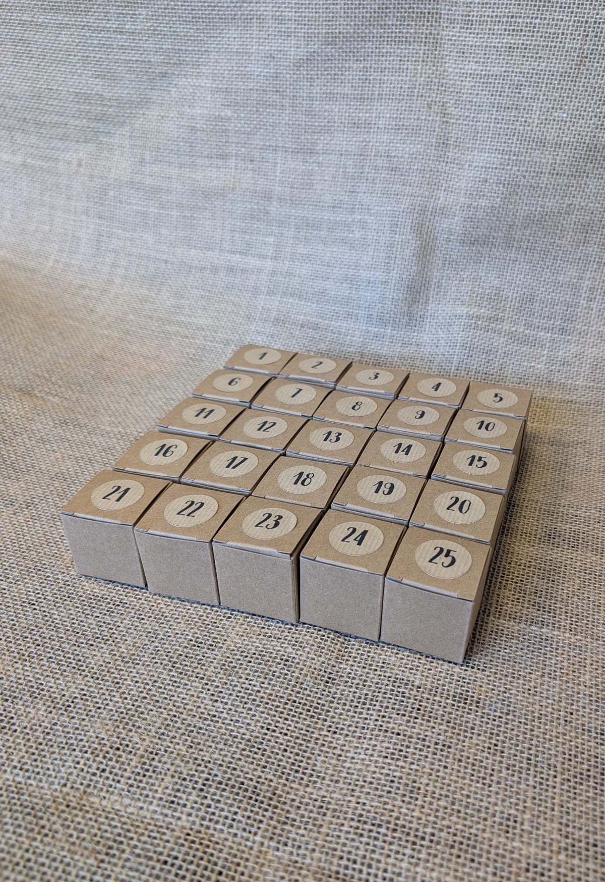Advent calendar refill set