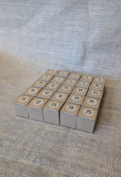 Advent calendar refill set