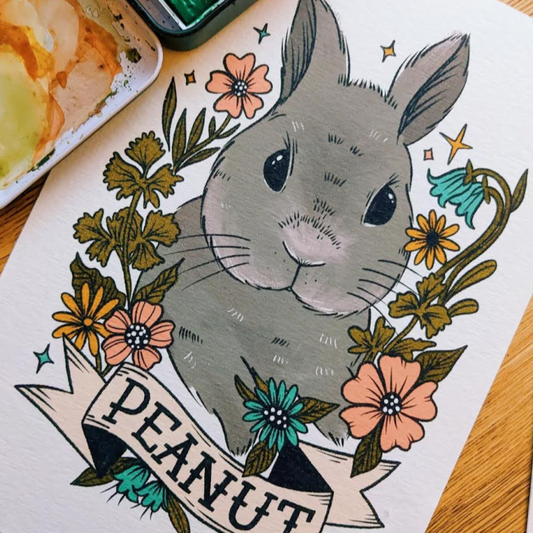 Personalised Bunny Portrait