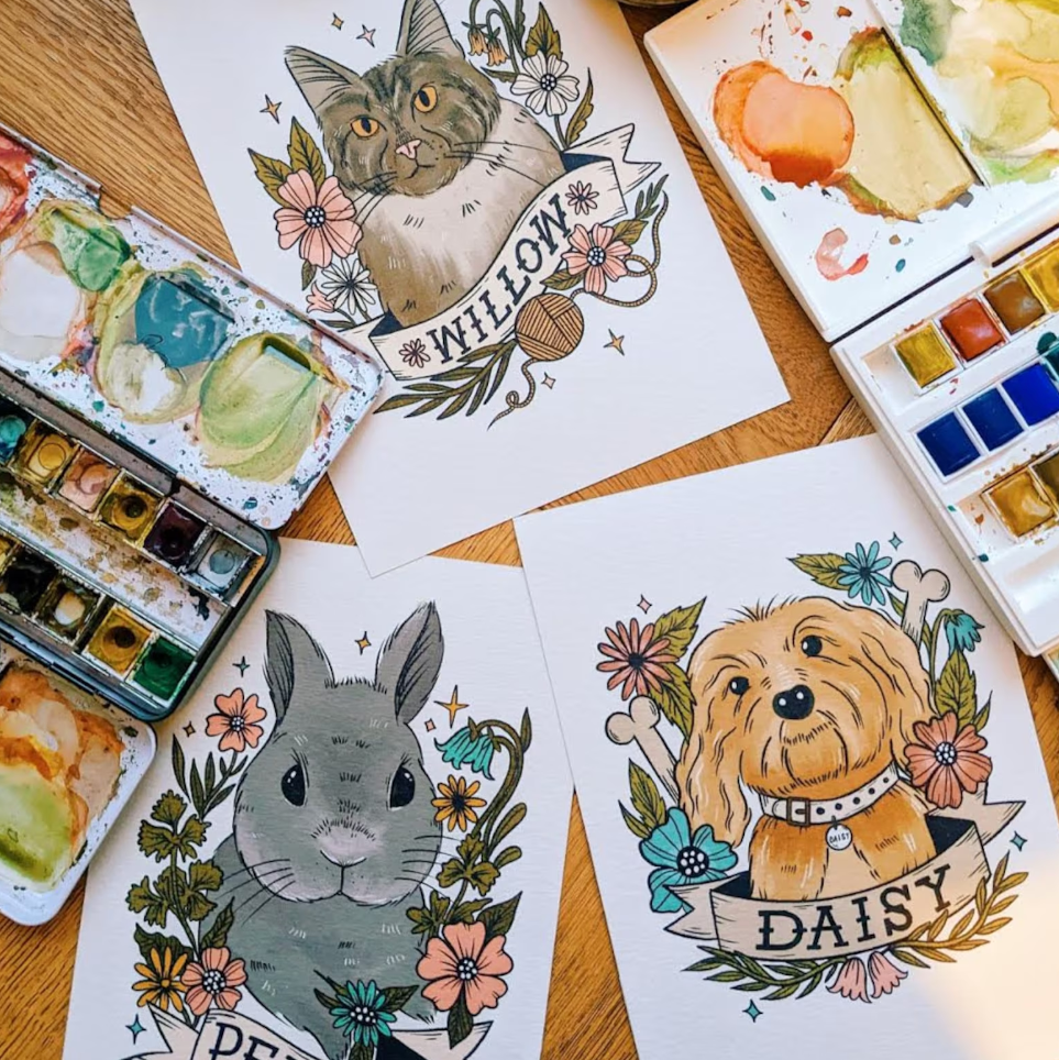Personalised Bunny Portrait