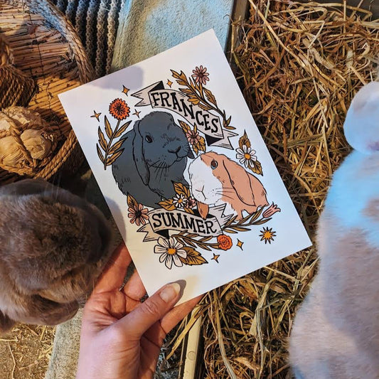 Personalised Bunny Portrait